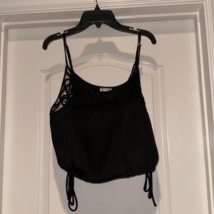 Intimately FREE PEOPLE, Women’s Black Polyester Lace Tank